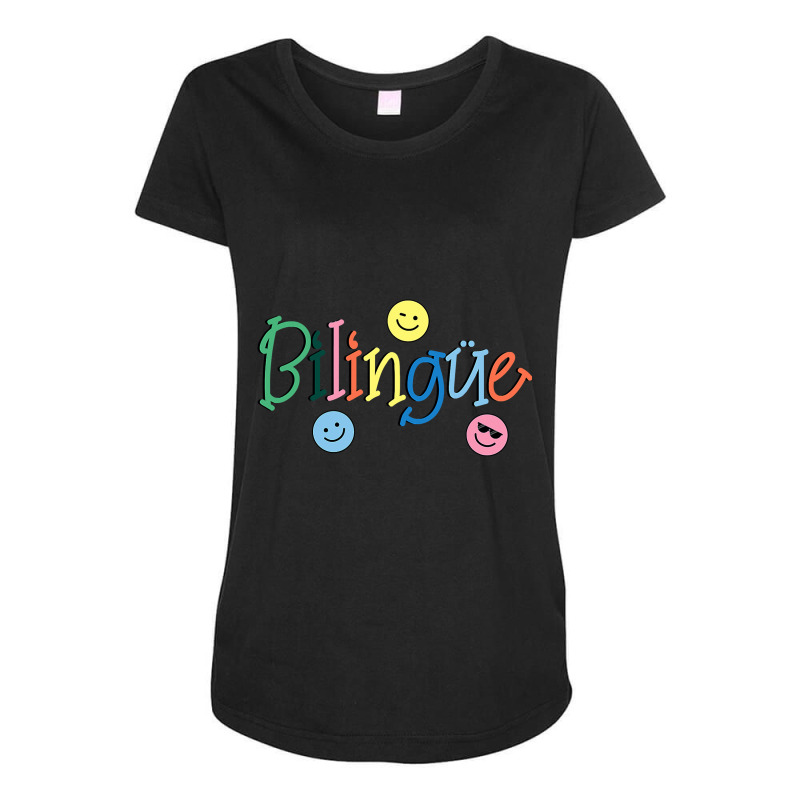 Bilingue Maestra Spanish Maternity Scoop Neck T-shirt by cm-arts | Artistshot