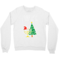 Happy Christmukkah Jewish Christmas Hanukkah Chanukah Gift Crewneck Sweatshirt | Artistshot