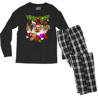 Cavalier King Charles Spaniel Christmas Sock Men's Long Sleeve Pajama Set | Artistshot