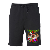 Cavalier King Charles Spaniel Christmas Sock Fleece Short | Artistshot