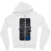 Slap Shot, Chalkboard, Zipper Hoodie | Artistshot