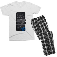 Slap Shot, Chalkboard, Men's T-shirt Pajama Set | Artistshot