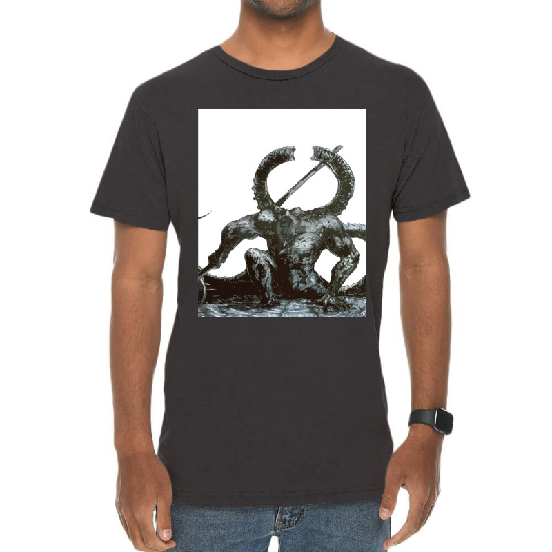 Titanite Demon Graphic Vintage T-shirt | Artistshot