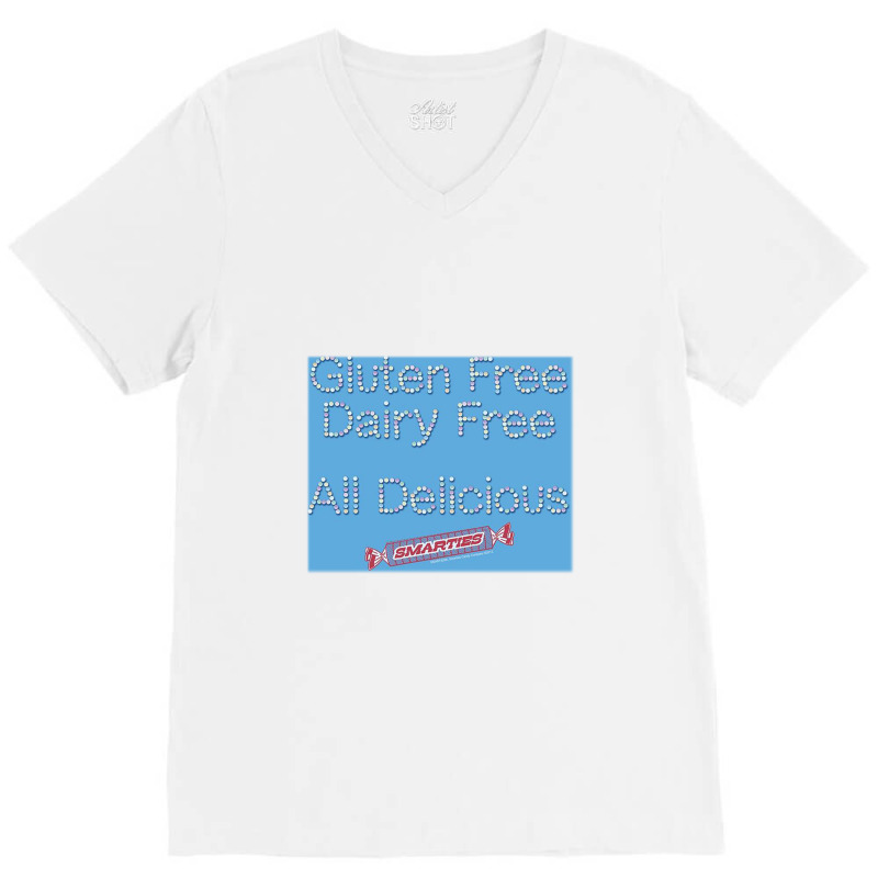 Smarties, Free And Delicious, V-neck Tee | Artistshot