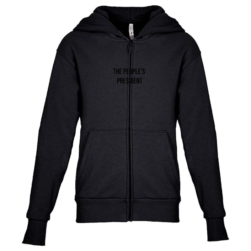 The People's President Youth Zipper Hoodie by Prestige | Artistshot