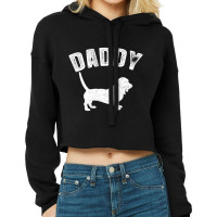 Basset Hound Mix Daddy Matching Family Cropped Hoodie | Artistshot