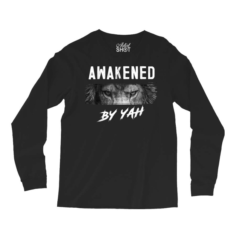 Awakened By Yah Hebrew Israelite Lion Of Judah Jewish Long Sleeve Shirts | Artistshot