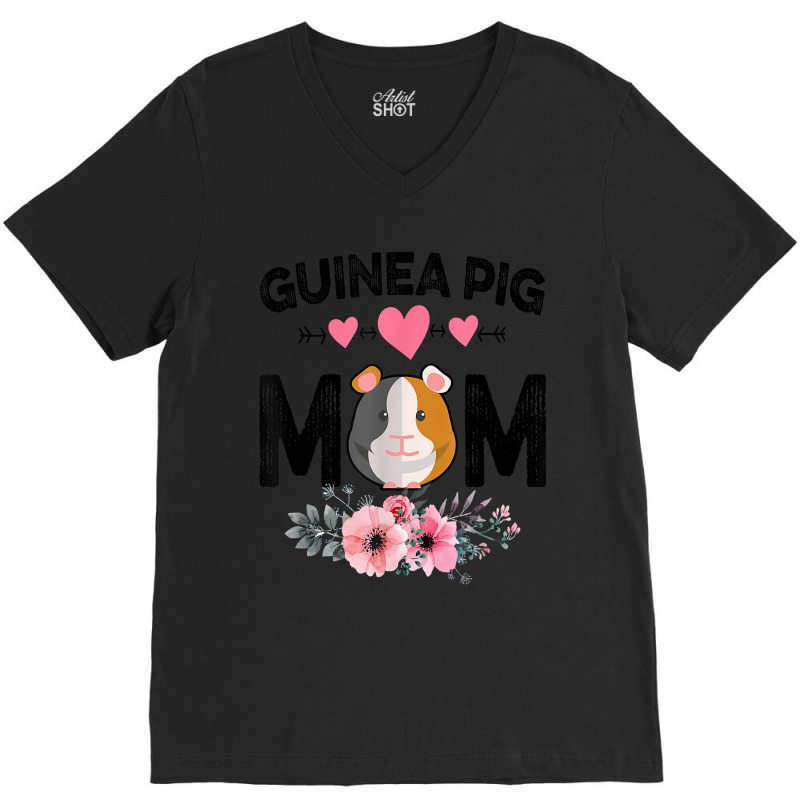 Guinea Pig Mom Shirt  Costume Gift Clothing Accessories 161 V-neck Tee | Artistshot