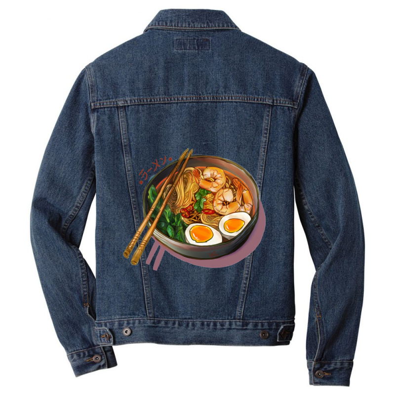 Japanses Ramen Noodles Bowl Bucket Hat Men Denim Jacket by FRANKCANTU | Artistshot