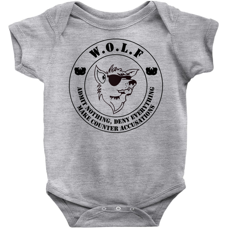 Warrant Officer Liberation Front (w.o.l.f.) Cw2 Cw3 Cw4 Cw5 Raglan Bas Baby Bodysuit by homyfelaego | Artistshot