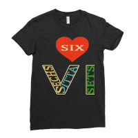 Kids Roman Numeral 6 With Different Languages Ladies Fitted T-shirt | Artistshot