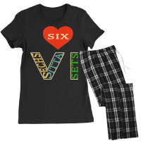 Kids Roman Numeral 6 With Different Languages Women's Pajamas Set | Artistshot