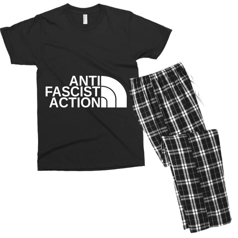 Anti Fascist Action Men's T-shirt Pajama Set by cm-arts | Artistshot