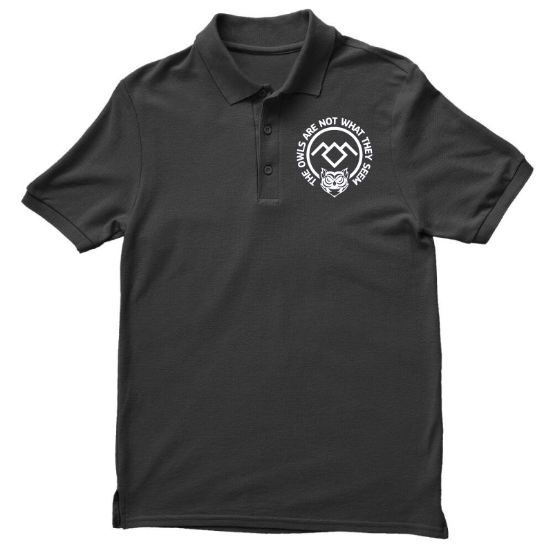 Twin Peaks Inspired, The Owls Are Not What They Seem, Twin, Peaks, Ins Men's Polo Shirt | Artistshot