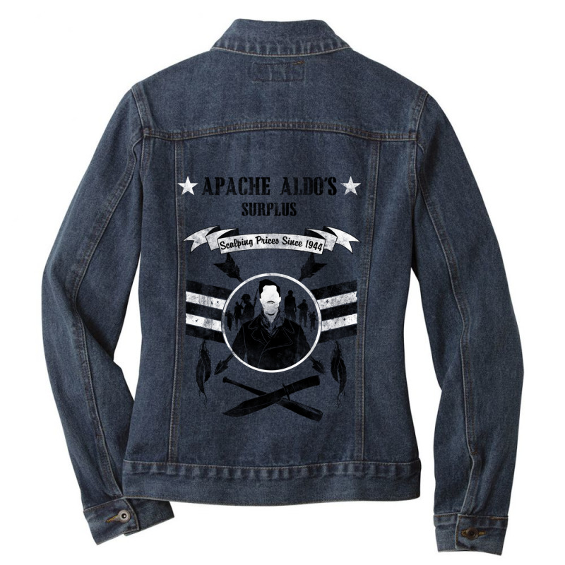 Apache Aldo_s Surplus Store- Inglourious Basterds Ladies Denim Jacket by cm-arts | Artistshot