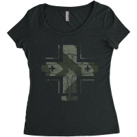 Bf-109 World War 2 German Luftwaffe Aircraft Vintage Design Women's Triblend Scoop T-shirt | Artistshot