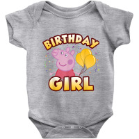 Peppa Pig Birthday Girl Baby Bodysuit | Artistshot