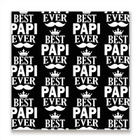 Best Papi Ever Metal Print Square | Artistshot