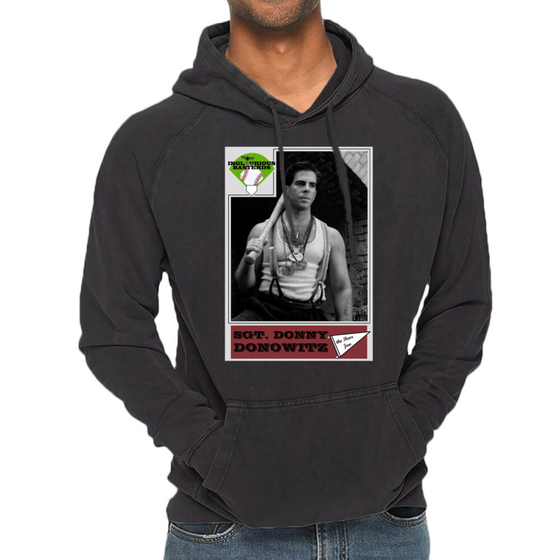 Donny Donowitz Ball Card Baseball ¾ Sleeve Vintage Hoodie by cm-arts | Artistshot