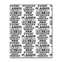 Being An Event Planner Like The Bike Is On Fire Metal Print Vertical | Artistshot