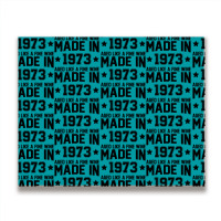 Made In 1973 Aged Like A Fine Wine Metal Print Horizontal | Artistshot