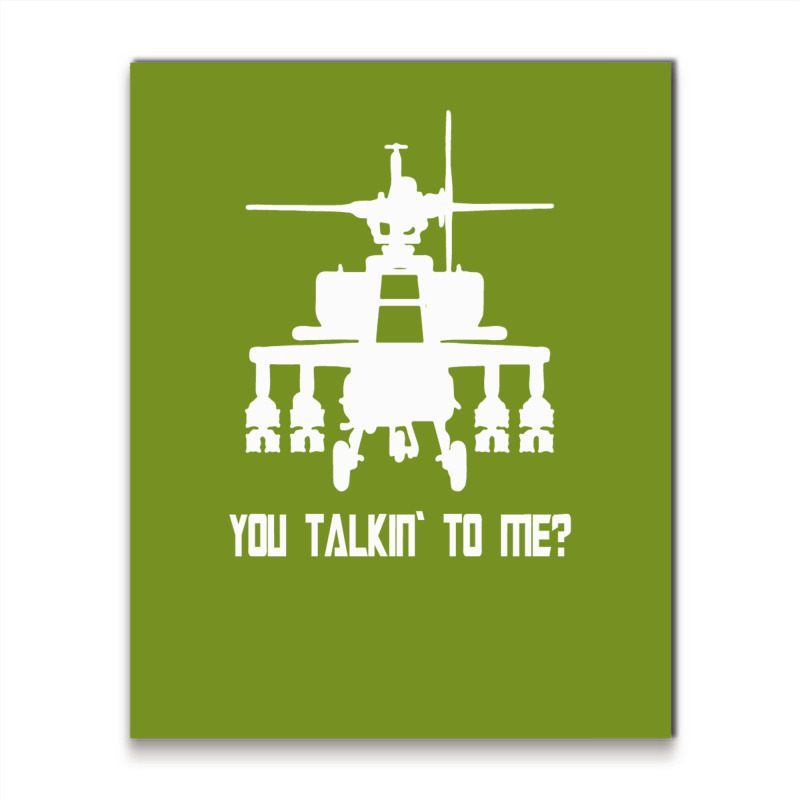 Helicopter T Shirt Funny Taxi Driver Metal Print Vertical | Artistshot