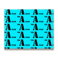 The A Team Stencil Tshirt Metal Print Horizontal | Artistshot