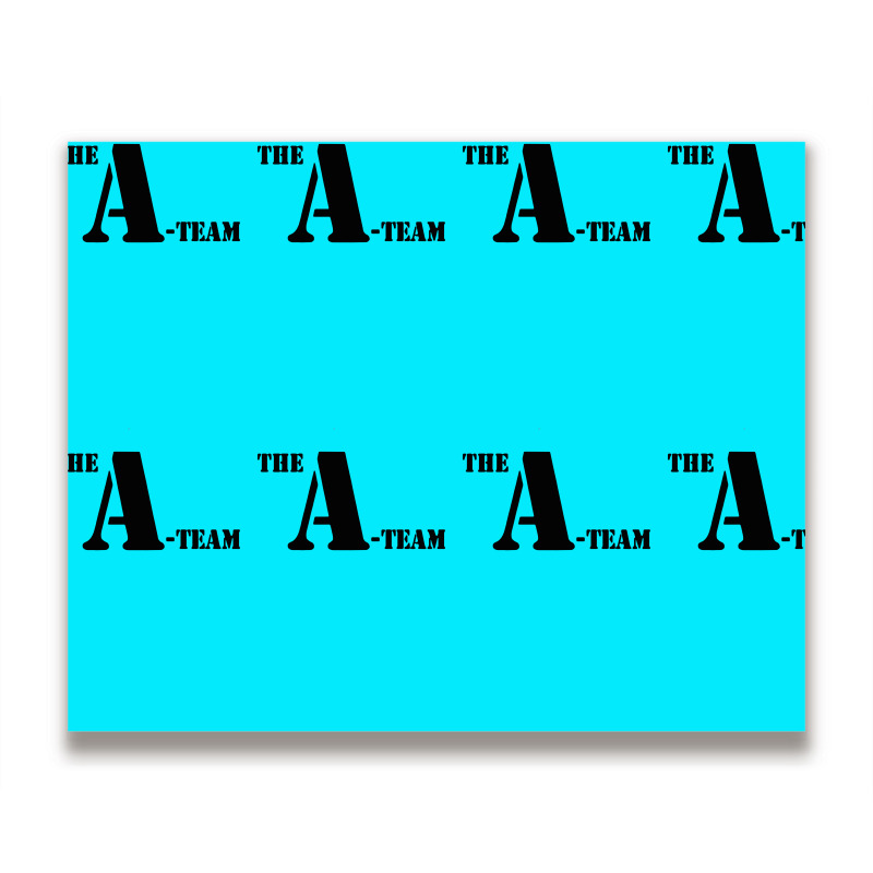 The A Team Stencil Tshirt Metal Print Horizontal | Artistshot