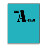 The A Team Stencil Tshirt Metal Print Vertical | Artistshot