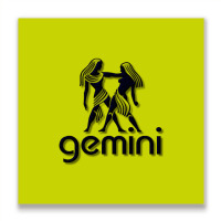 Gemini Metal Print Square | Artistshot