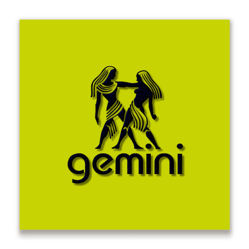 Gemini Metal Print Square | Artistshot