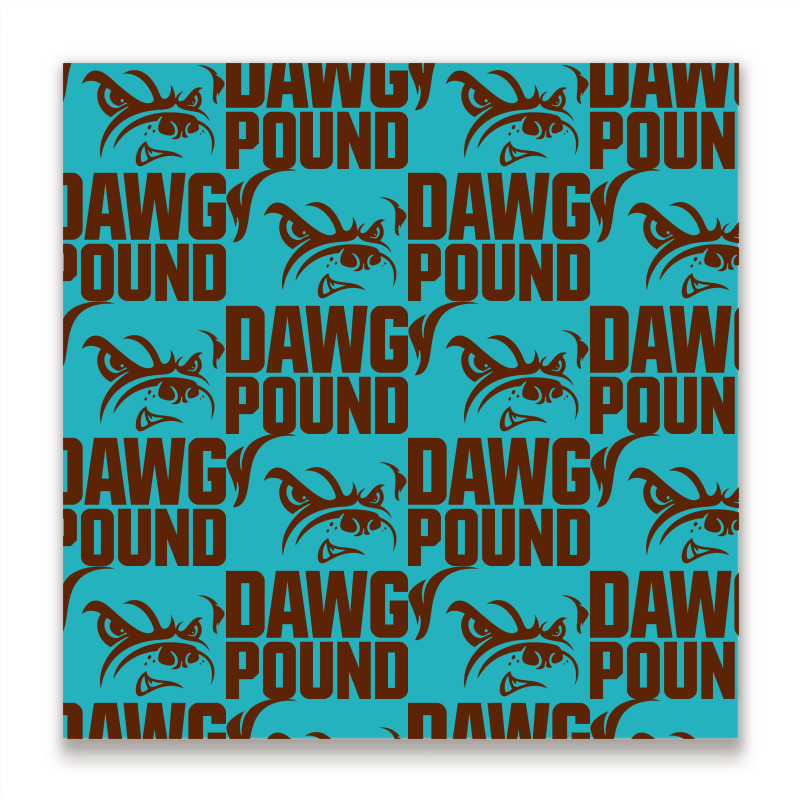 Dawg Pound Metal Print Square | Artistshot