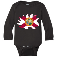 Florida Porcupine Long Sleeve Baby Bodysuit | Artistshot