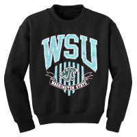 Wsu Cougars, Wsu, Cougars, Wsu Cougar, Wsu Cougarsv Vintage, Wsu Couga Youth Sweatshirt | Artistshot