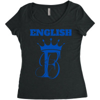 English Bf  I Love My English Boyfriend Women's Triblend Scoop T-shirt | Artistshot