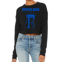 English Bf  I Love My English Boyfriend Cropped Sweater | Artistshot