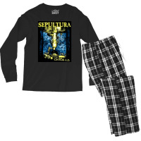 Sepultura Chaos Ad, Sepultura, Chaos, Ad, Sepultura Chaos Ads, Sepultu Men's Long Sleeve Pajama Set | Artistshot