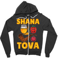 Shana Tova Rosh Hashanah Zipper Hoodie | Artistshot