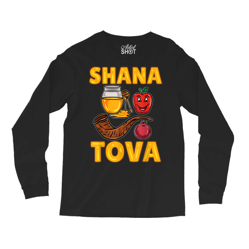 Shana Tova Rosh Hashanah Long Sleeve Shirts | Artistshot