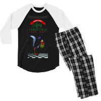 The Radio Demon Men's 3/4 Sleeve Pajama Set | Artistshot