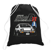 Initial D Trueno Ae86 Jdm, Initial, D Trueno, Ae86 Jdm, Initial D True Drawstring Bags | Artistshot