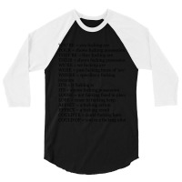 Angry Grammar 3/4 Sleeve Shirt | Artistshot