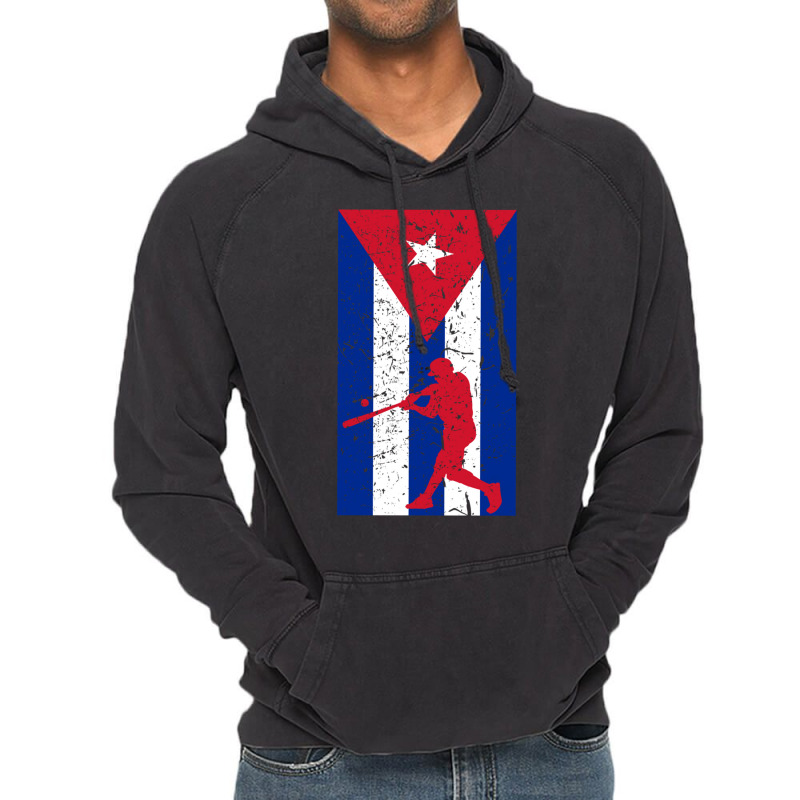 Baseball Cuba Latin America Vintage Hoodie by cm-arts | Artistshot