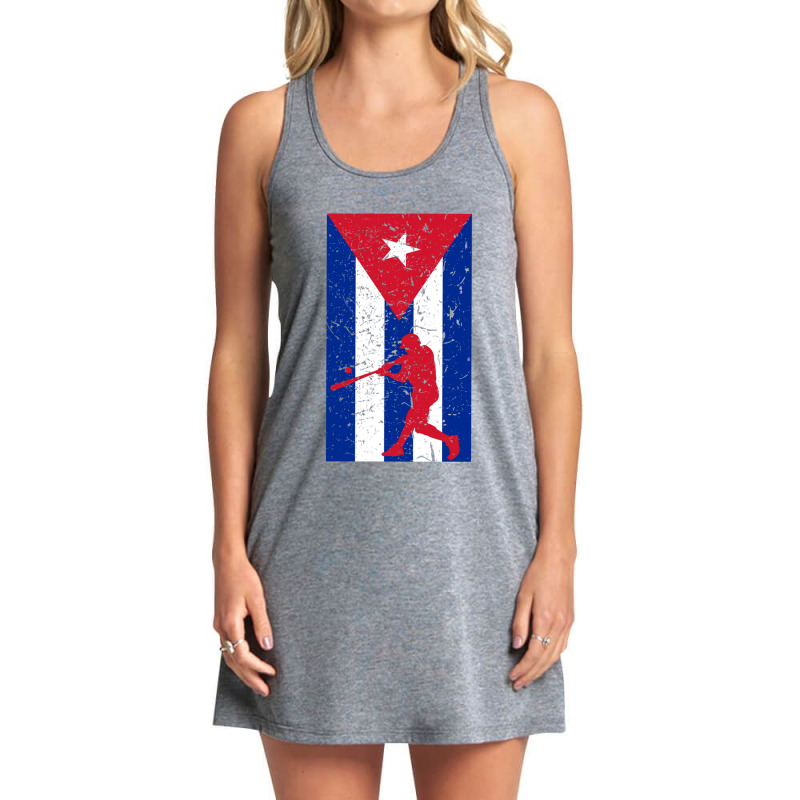 Baseball Cuba Latin America Tank Dress by cm-arts | Artistshot