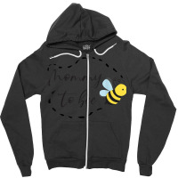 Mommy To Bee Cute Bee Zipper Hoodie | Artistshot