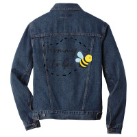 Mommy To Bee Cute Bee Men Denim Jacket | Artistshot