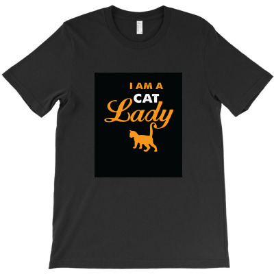 I Am A Cat Lady T-shirt Designed By Truong Thanh Ngoc