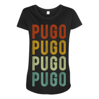 Pugo City Philippines Retro Maternity Scoop Neck T-shirt | Artistshot