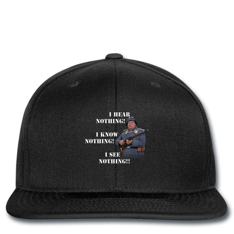 Sgt Schultz Hogan_s Heroes Nothing Quote Printed hat by cm-arts | Artistshot