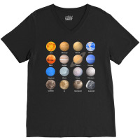 Our Solar System, Science Education, Men, Women, Kids V-neck Tee | Artistshot